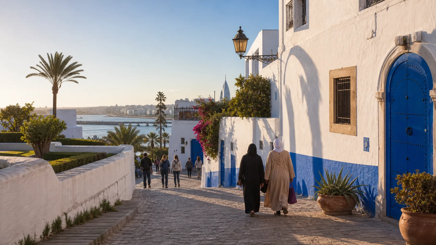 Kasbah of the Udayas, Blue & White